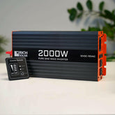 Rich Solar 2000 Watt Industrial Pure Sine Wave Inverter.